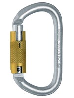 OVÁL KARABINA OCEL triple lock